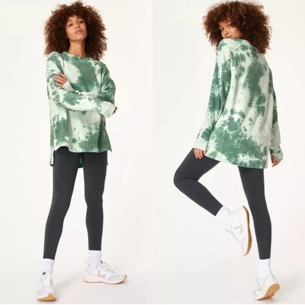 Sweaty Betty After Class tie-dye Sweatshirt